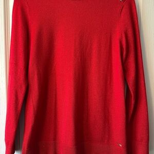 Bright Red Long Sleeve Sweater
